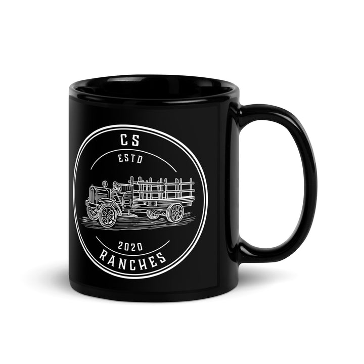 CS Ranches Black Mug