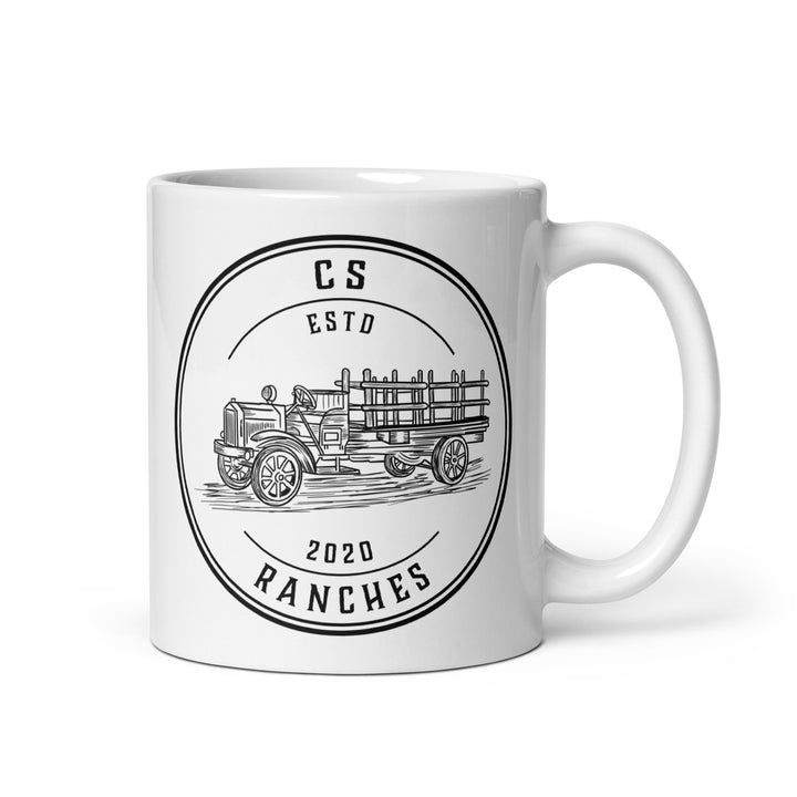 CS Ranches White Mug